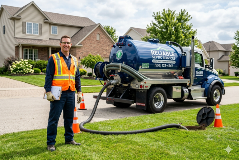 Septic tank pumping services