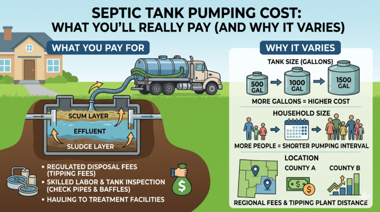 Septic Tank Pumping Cost calculate